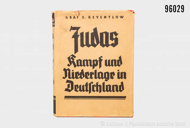 Buch "Judas - Kampf und Niederlage in Deutschland", Berlin 1937, mit
