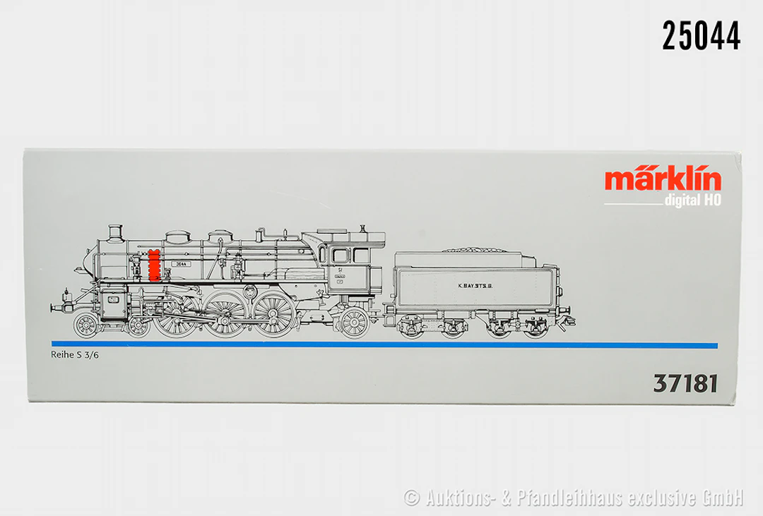 Märklin digital H0: 37181 Schlepptenderlok der K.Bay.Sts.B., BN 3644