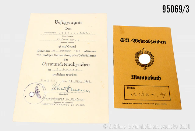 Dokumentennachlass eines Gefreiten im Regiment General Göring, Feld-Regiment