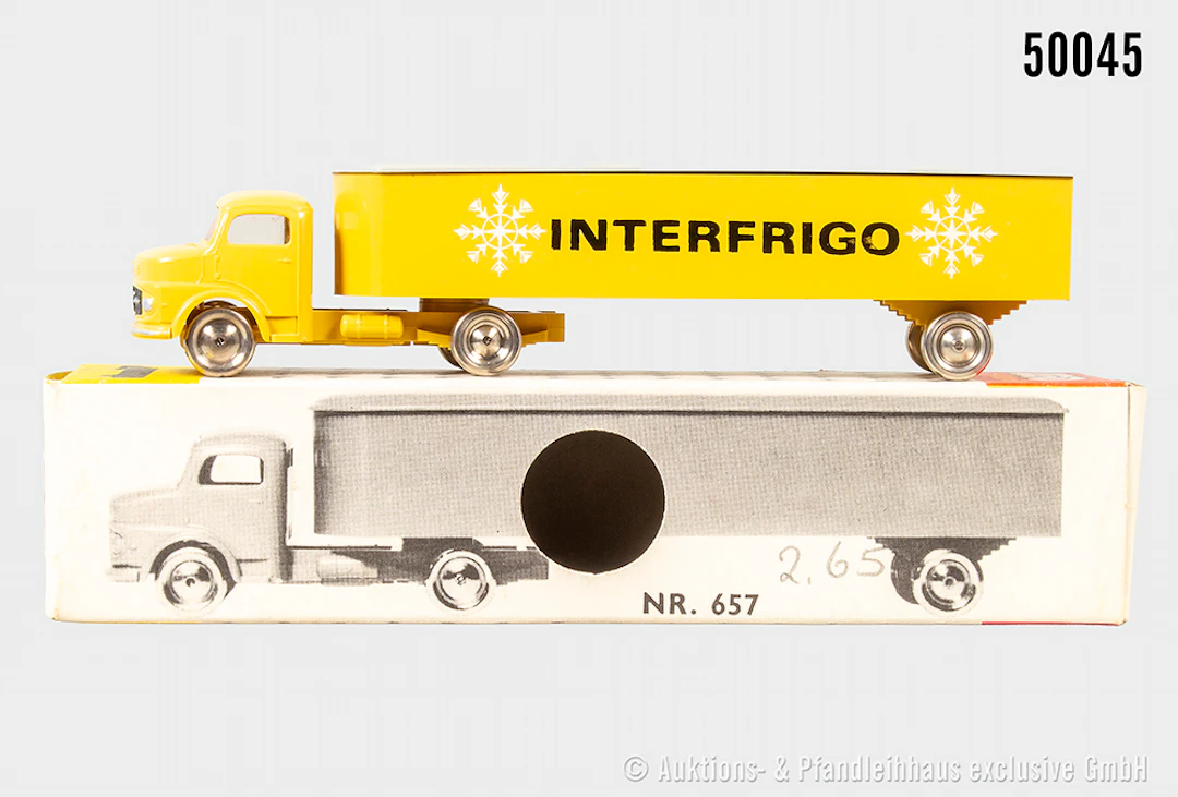 Lego System H0 Modellfahrzeug 657 Mercedes Interfrigo Kühlzug, Kunststoff