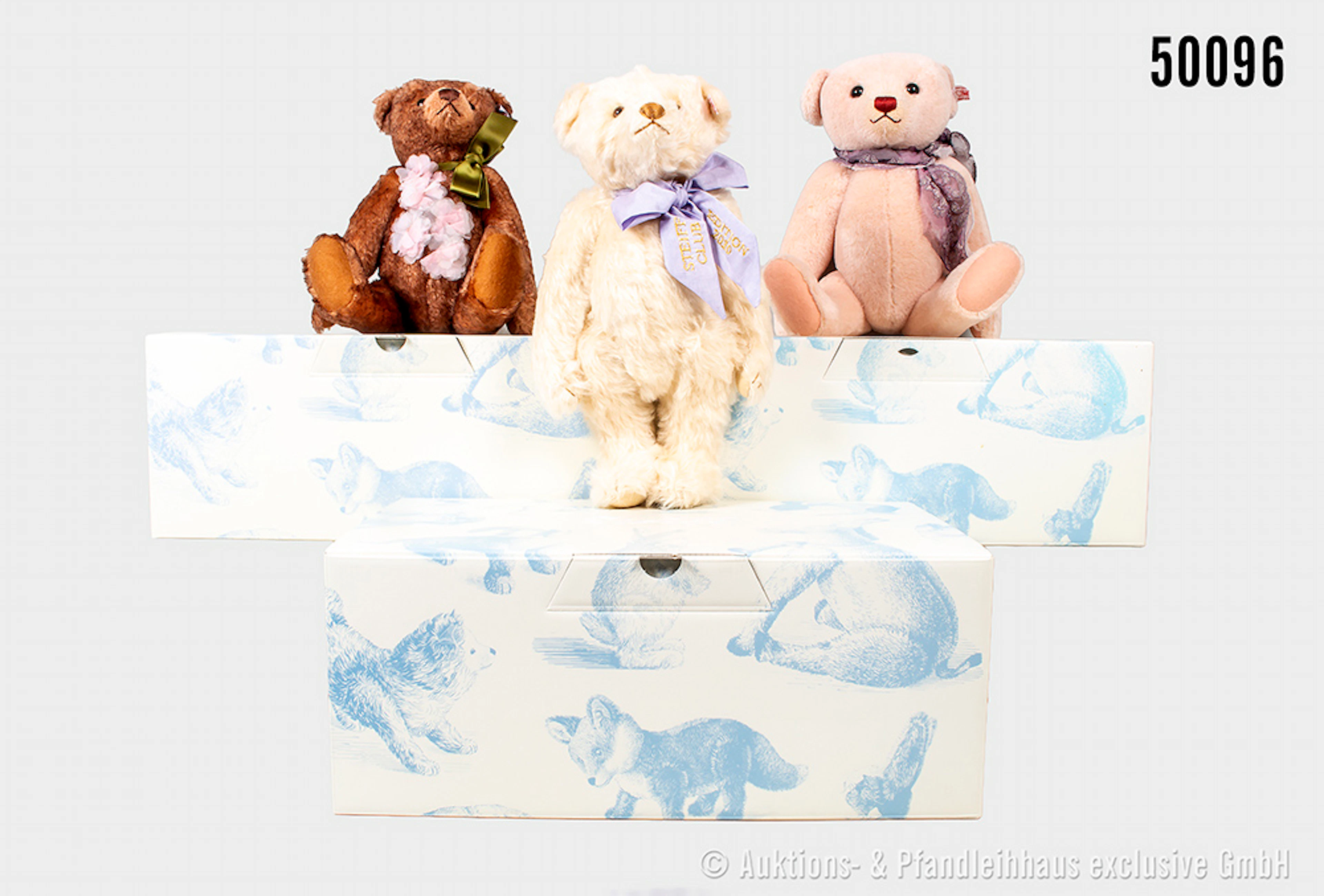 Steiff Teddybären, Mohair, KF, Club Edition Nr. 421105, Cherry Nr.