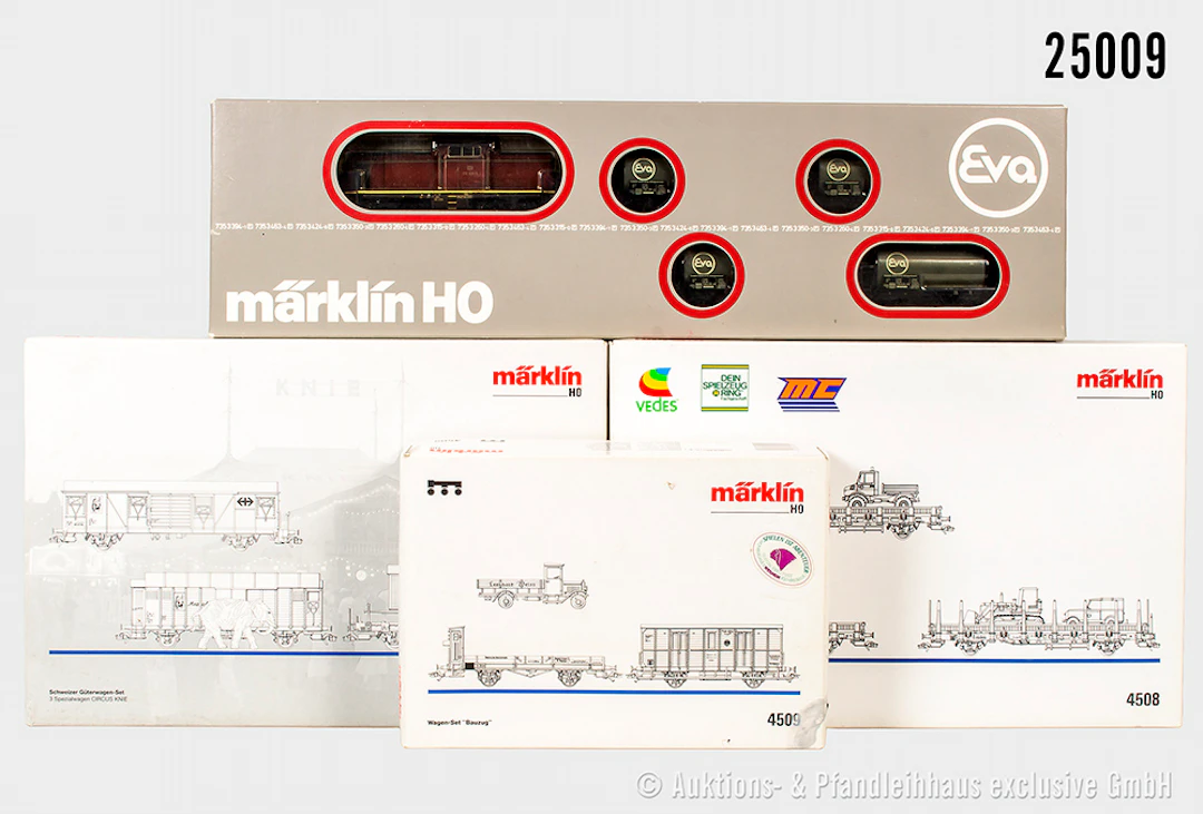 Märklin H0: 2855 Güterzug-Set: Diesellok, DB, BN 212 224-0, 6 Kesselwagen