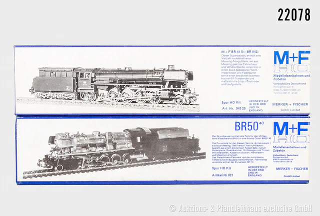 M+F H0: 04520 Messing-/Guss-Bausatz für Dampflok BR 41, Tender 4-A