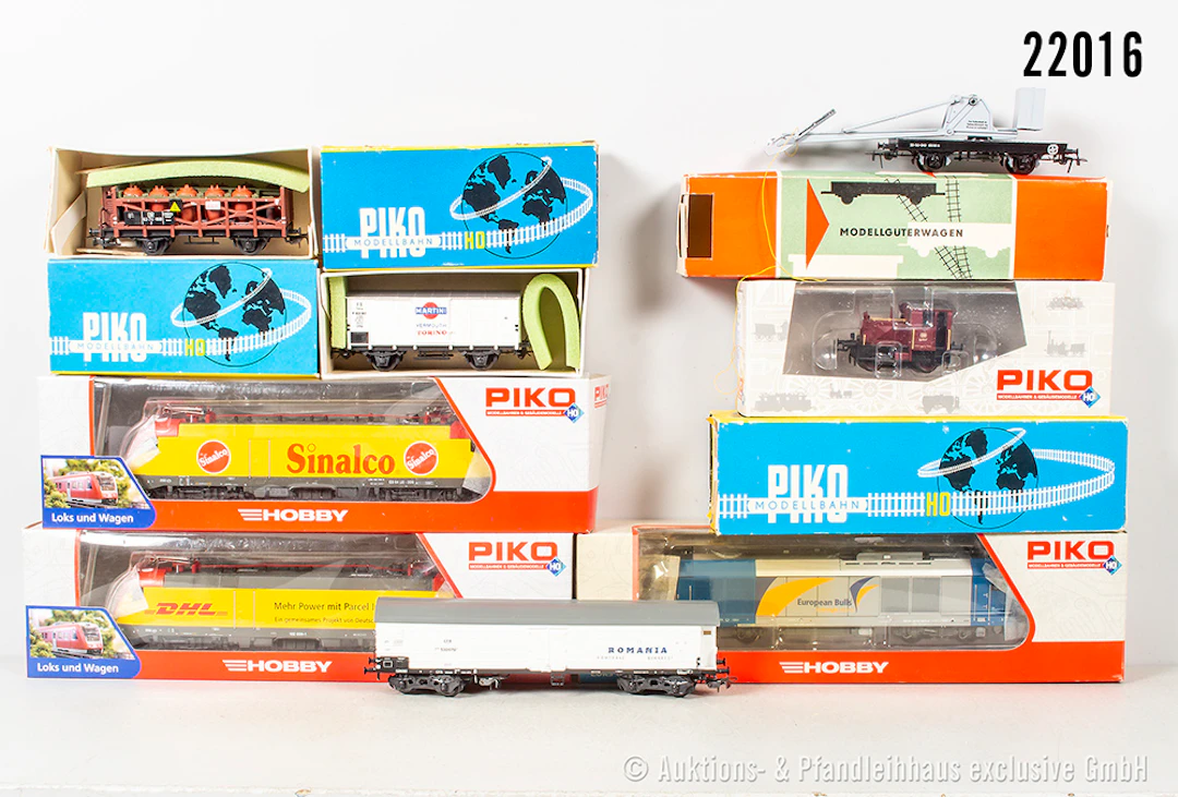 Piko H0: 57483 E-Lok "Sinalco", BN 182 700-5, DSS & 57485 E-Lok, DB