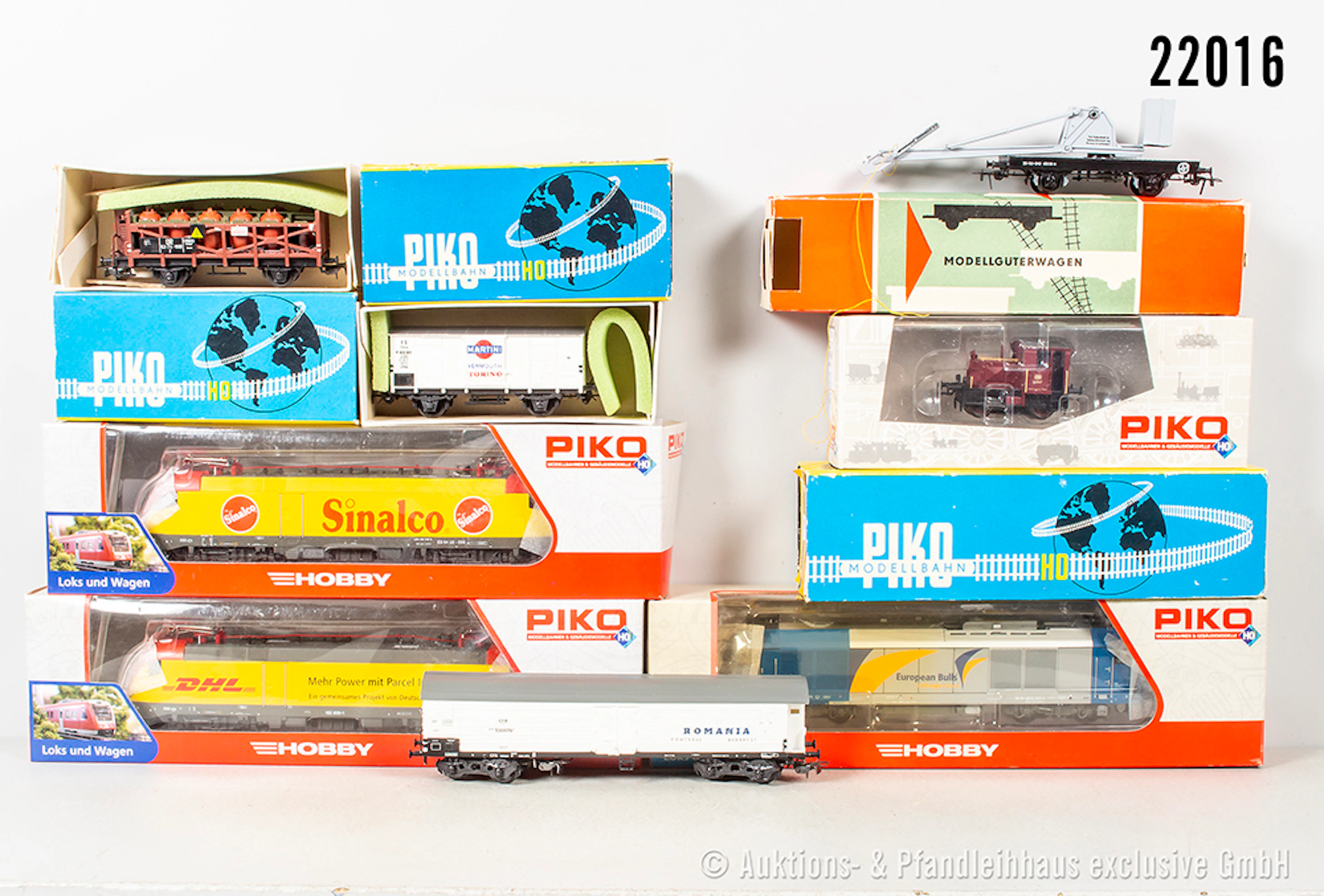Piko H0: 57483 E-Lok "Sinalco", BN 182 700-5, DSS & 57485 E-Lok, DB