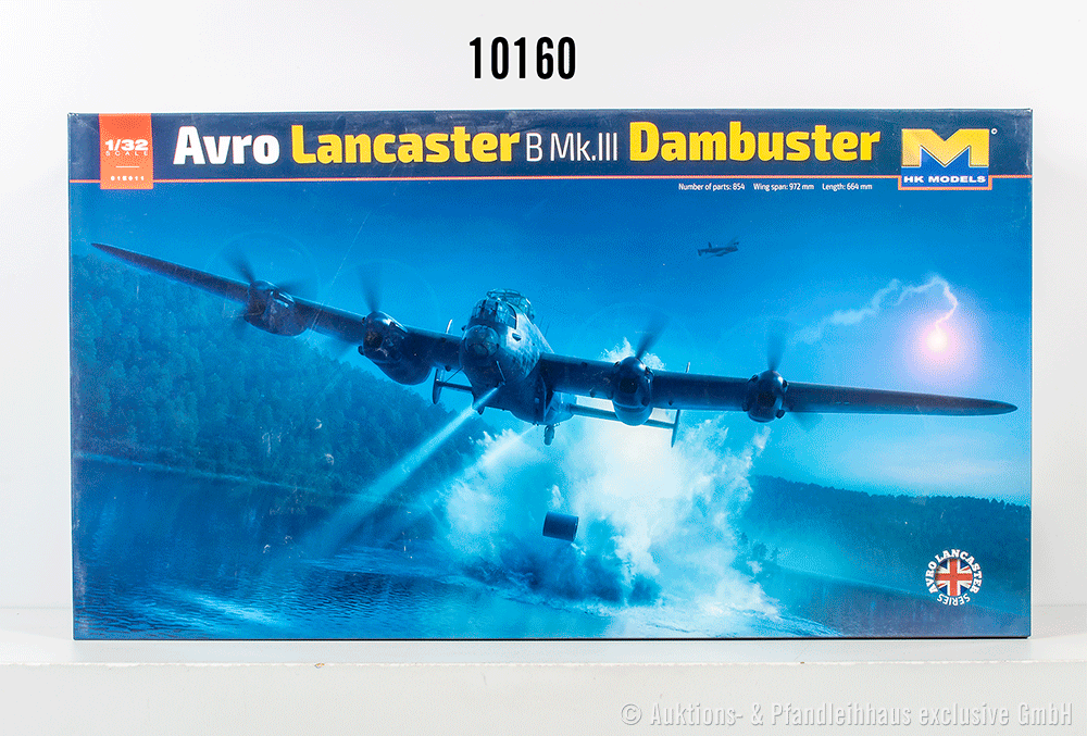 HK Models Militärflugzeug-Bausatz 01E011 Avro Lancaster B Mk.III Dambuster