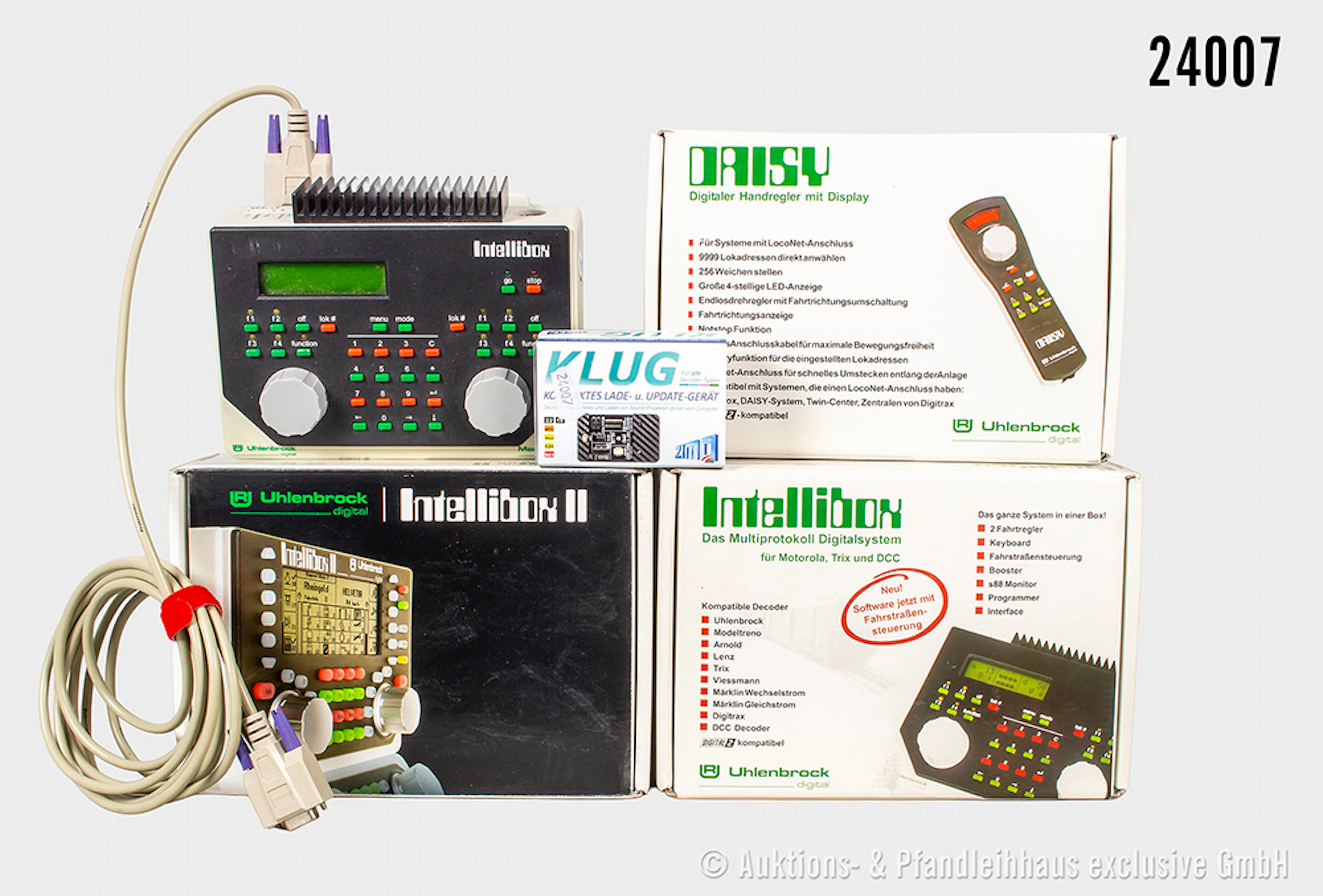 H0 digital Zubehör Uhlenbrock/Zimo: 2x 6500 Intellibox, 65100 Intellibox