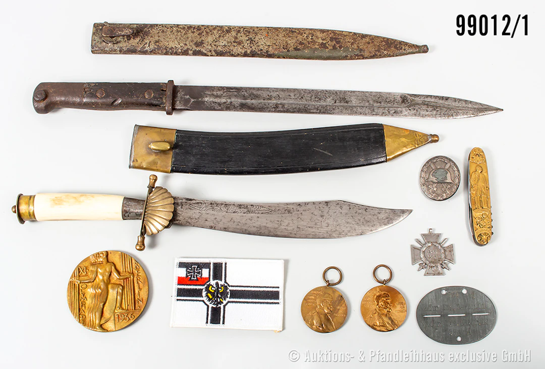 Konv. Verschiedenes, verschiedener Epochen, u.a. 2 Centenarmedaillen