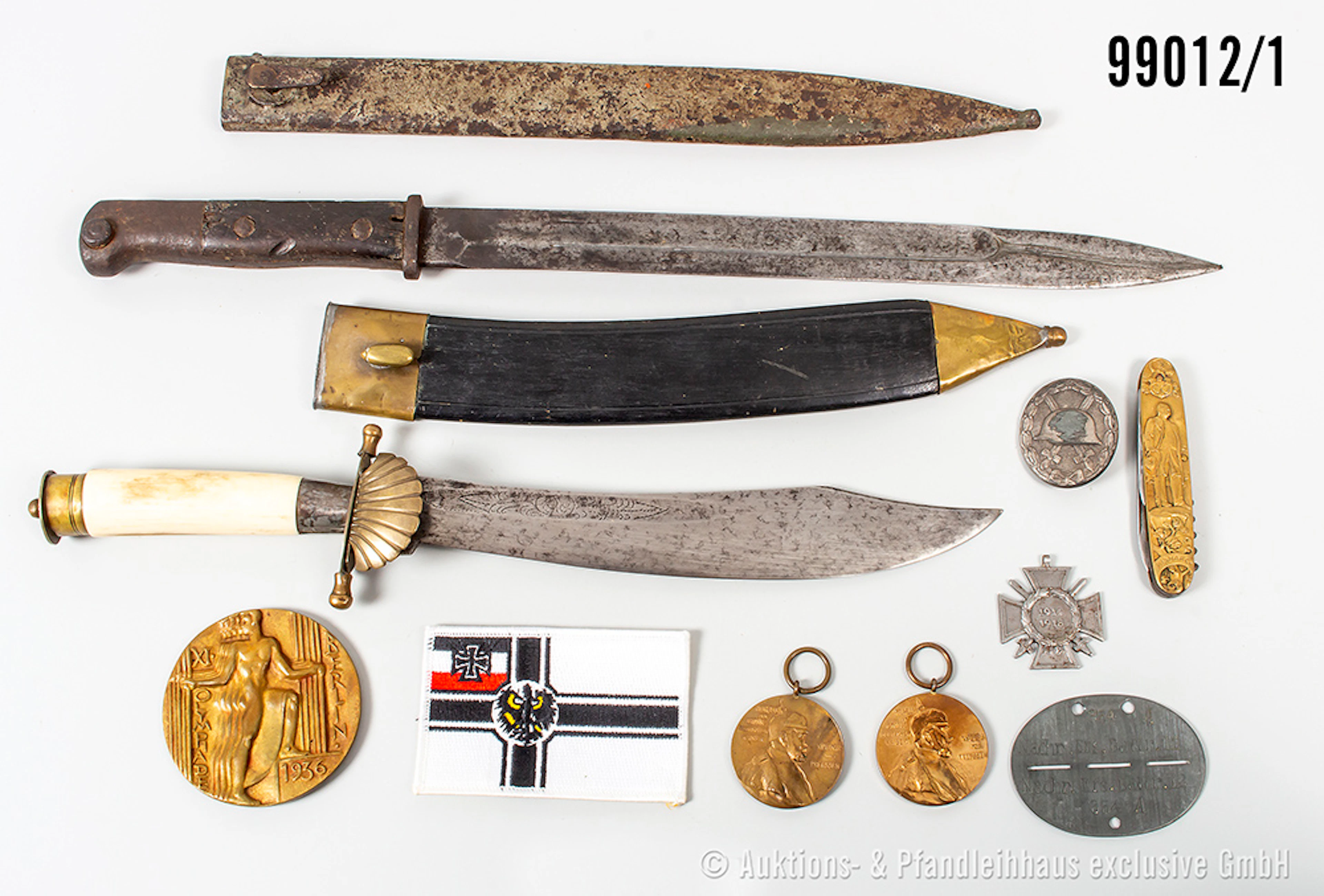 Konv. Verschiedenes, verschiedener Epochen, u.a. 2 Centenarmedaillen