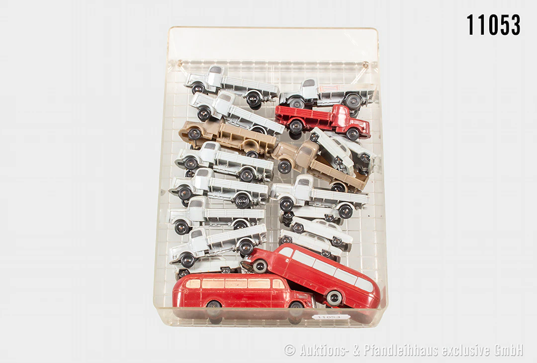Wiking H0 Modellautos, Lkw und Busse, teils unverglast, Z 3