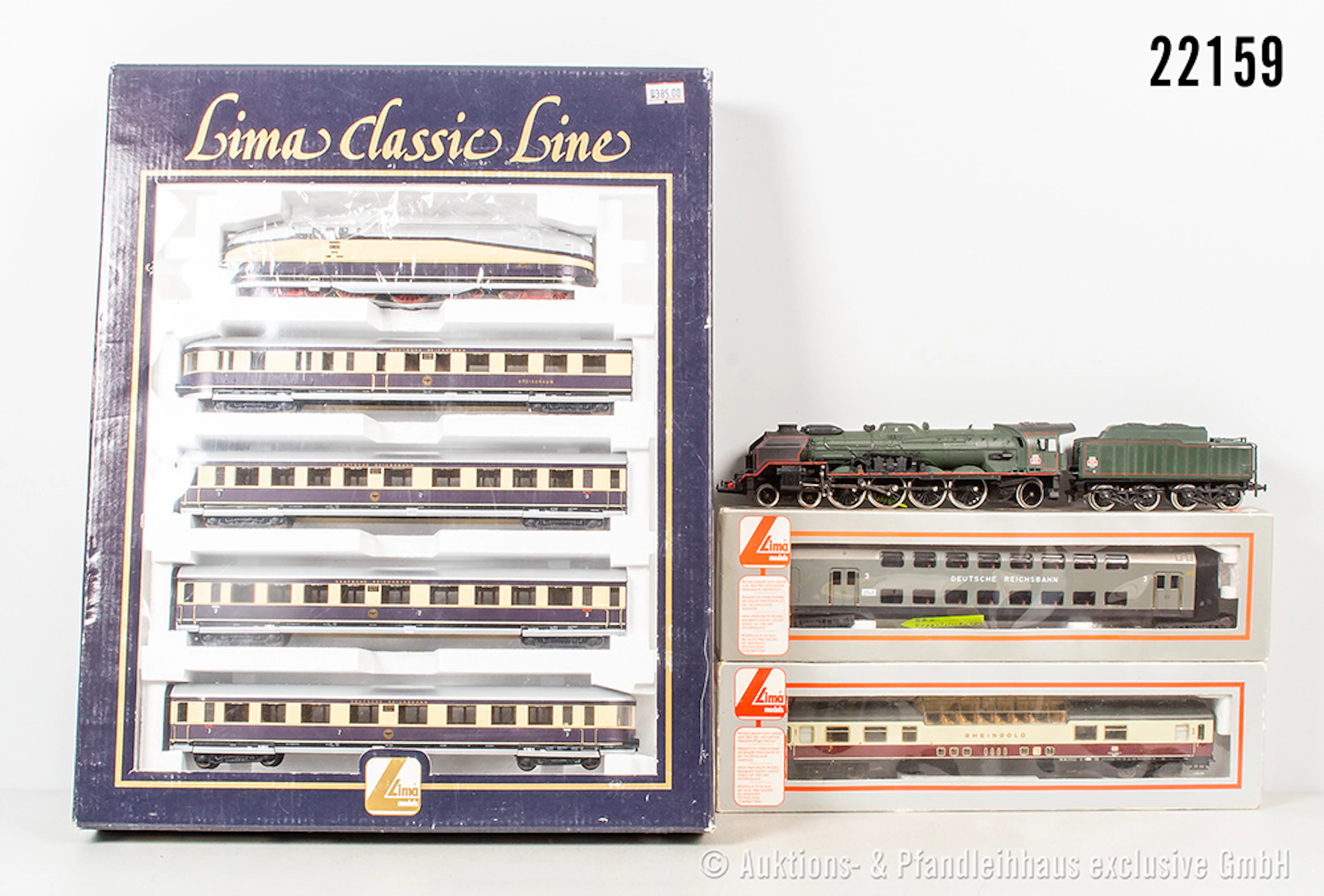Lima/Jouef H0: 149790 5-tlg. Henschel-Wegmann-Zug, Dampflok, BN 61