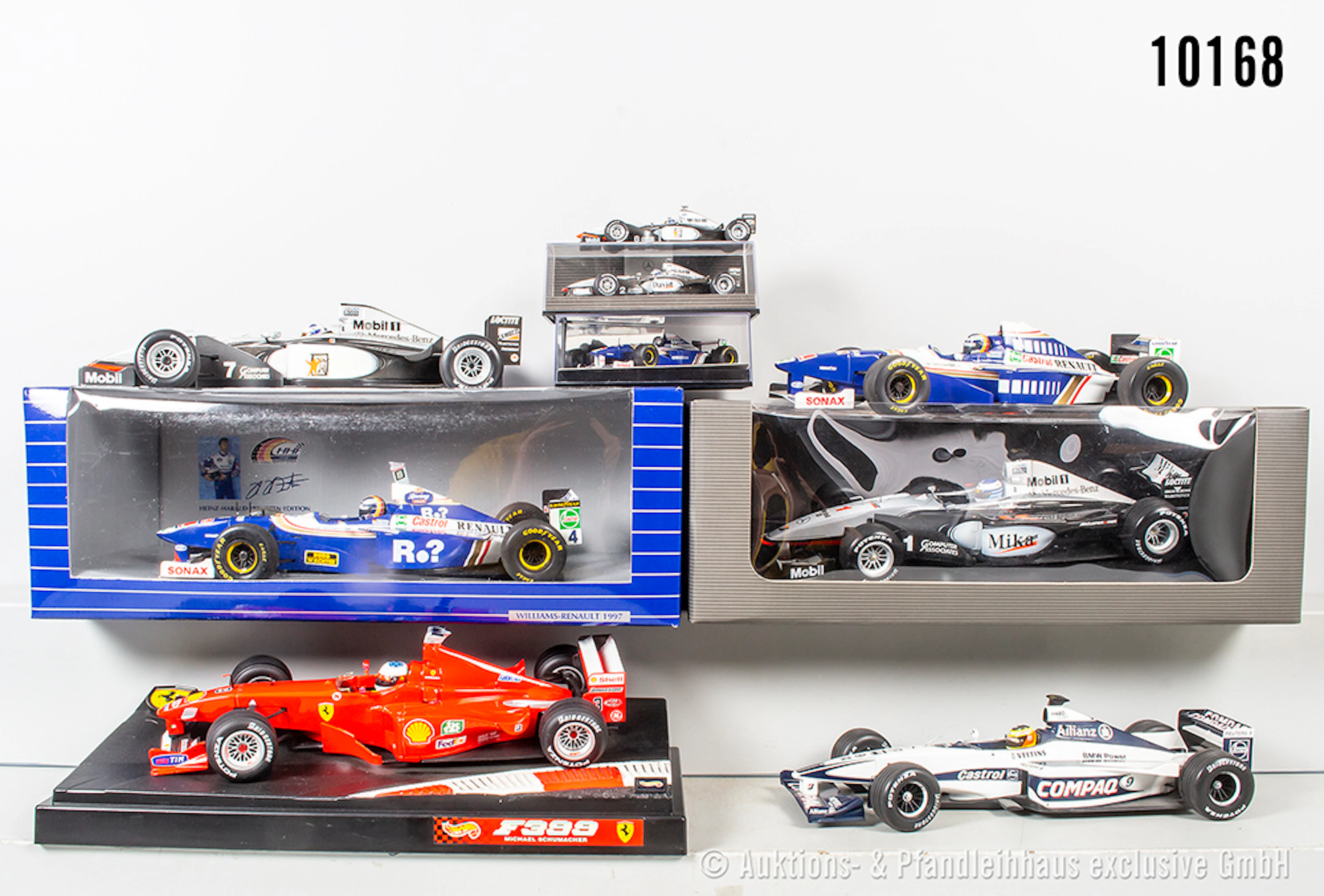 Konv. Formel 1 Rennwagen, dabei Onyx Heniz-Harald Frentzen Edition