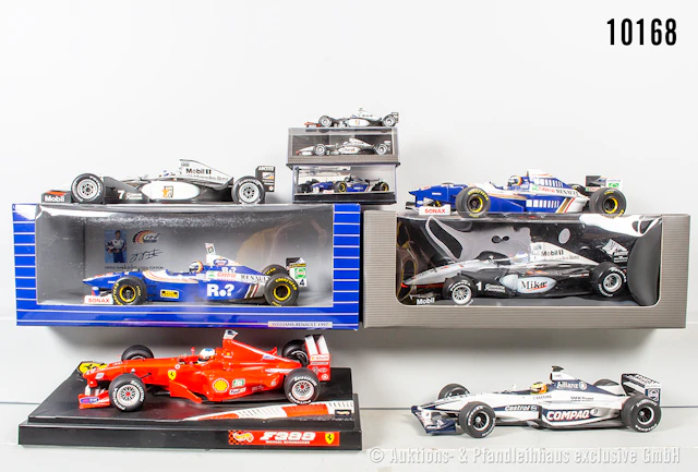 Konv. Formel 1 Rennwagen, dabei Onyx Heniz-Harald Frentzen Edition