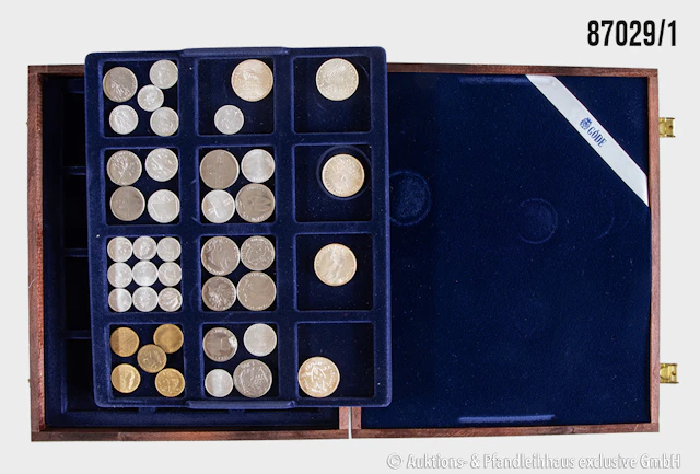 Vatikan Konvolut 41 Münzen, davon 5x 500 Lire, Silber 835, jeweils
