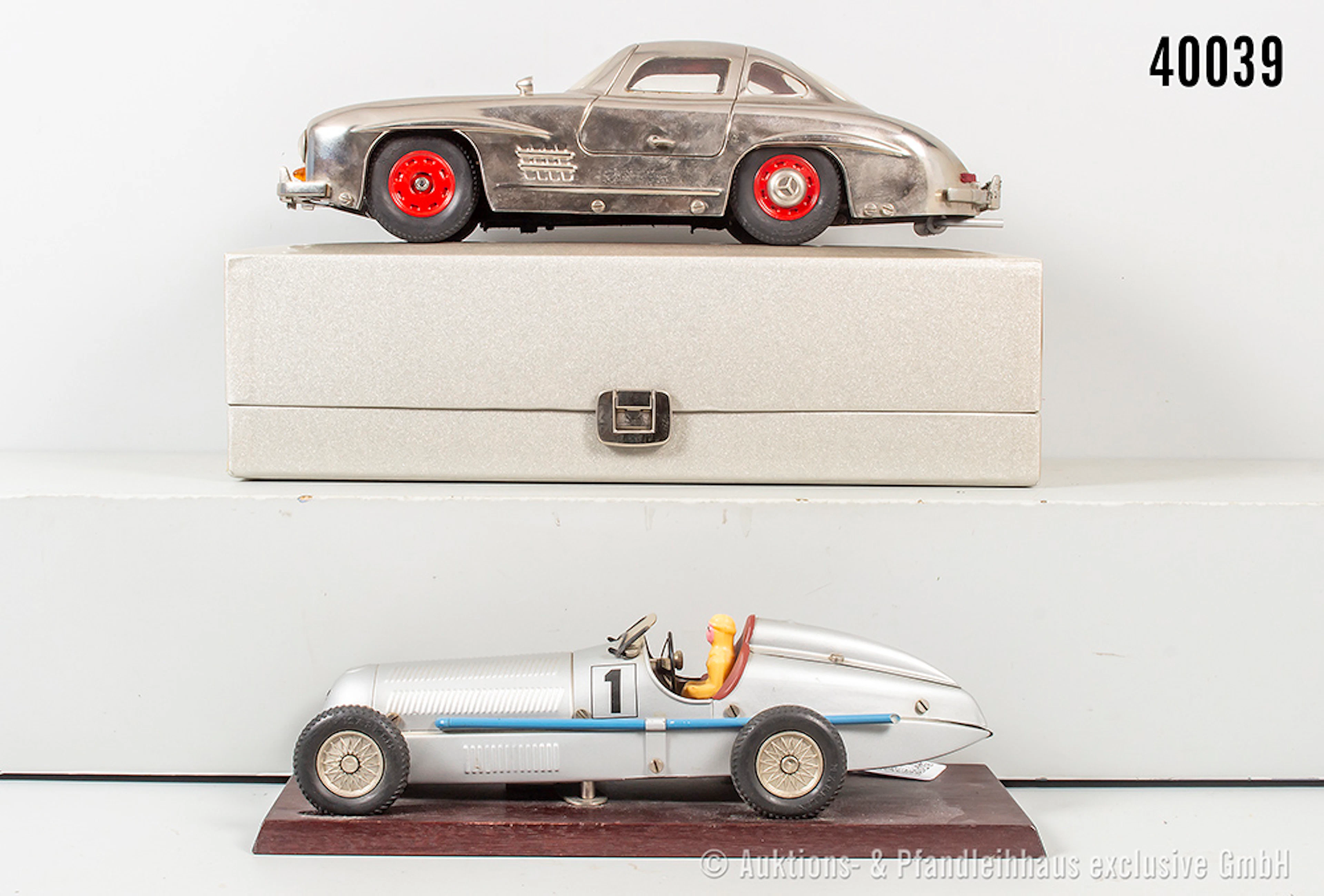 Märklin Modellautos, Silberpfeil-Rennwagen und 1952 Jubiläumsmodell