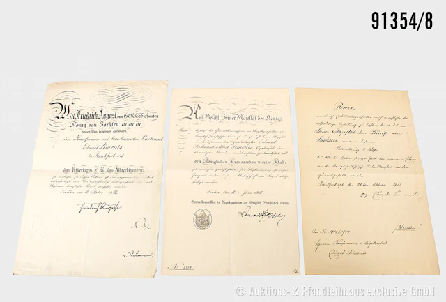 aus dem Nachlass des Vizekonsul der Vereinigten Staaten von Brasilien