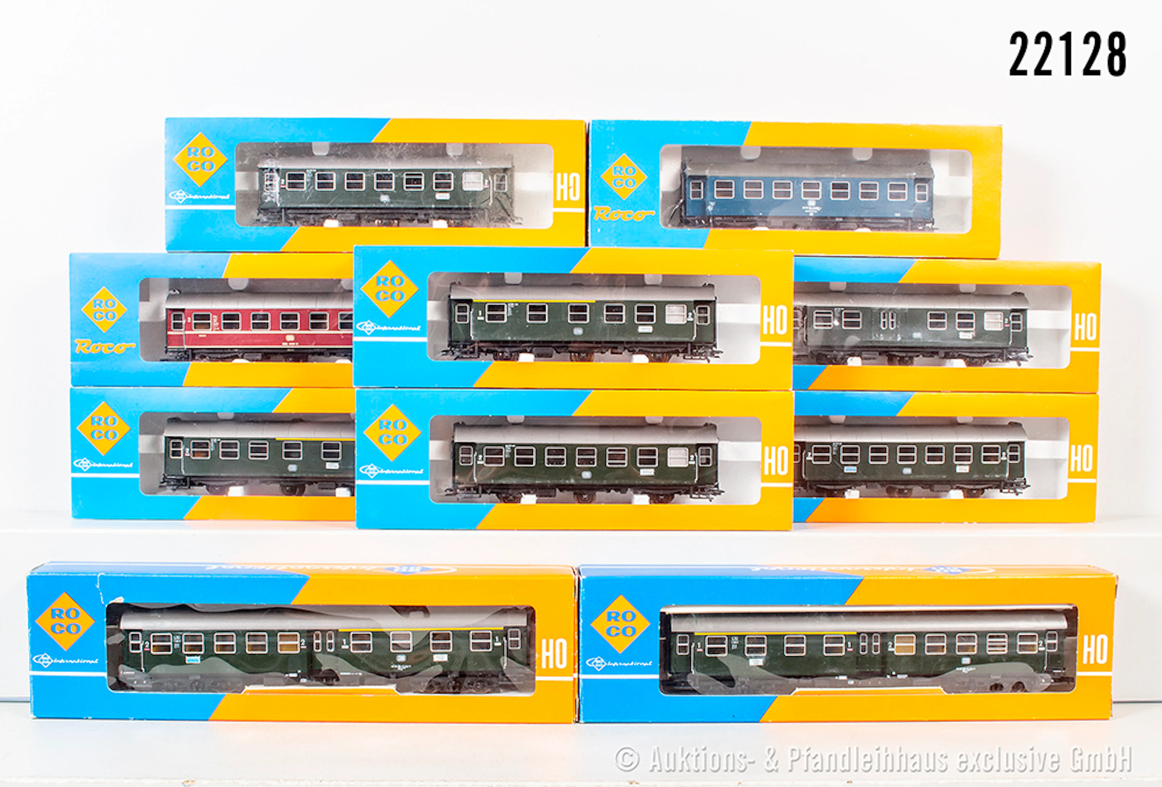 Roco H0: Reisezugwagen, DB, Z 1-2, OVP