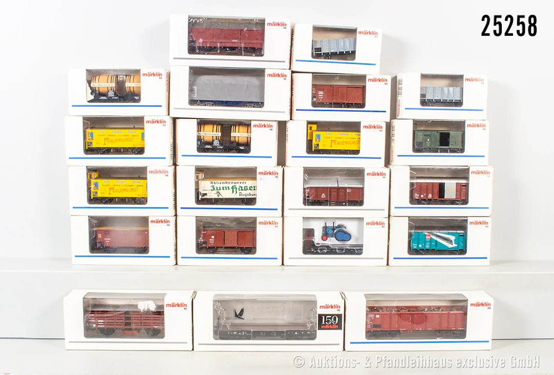 Märklin H0 21x Güterwagen: 4891, 00794-03, 4432, 2x 4895, 4695, 46161