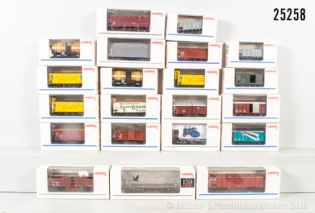 Märklin H0 21x Güterwagen: 4891, 00794-03, 4432, 2x 4895, 4695, 46161