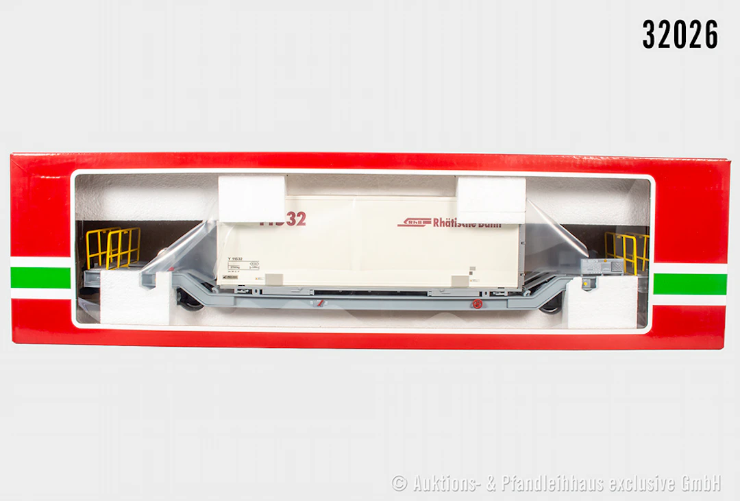 LGB Spur 2m: 45926 Containerwagen, RhB, Z 0-1, OVP