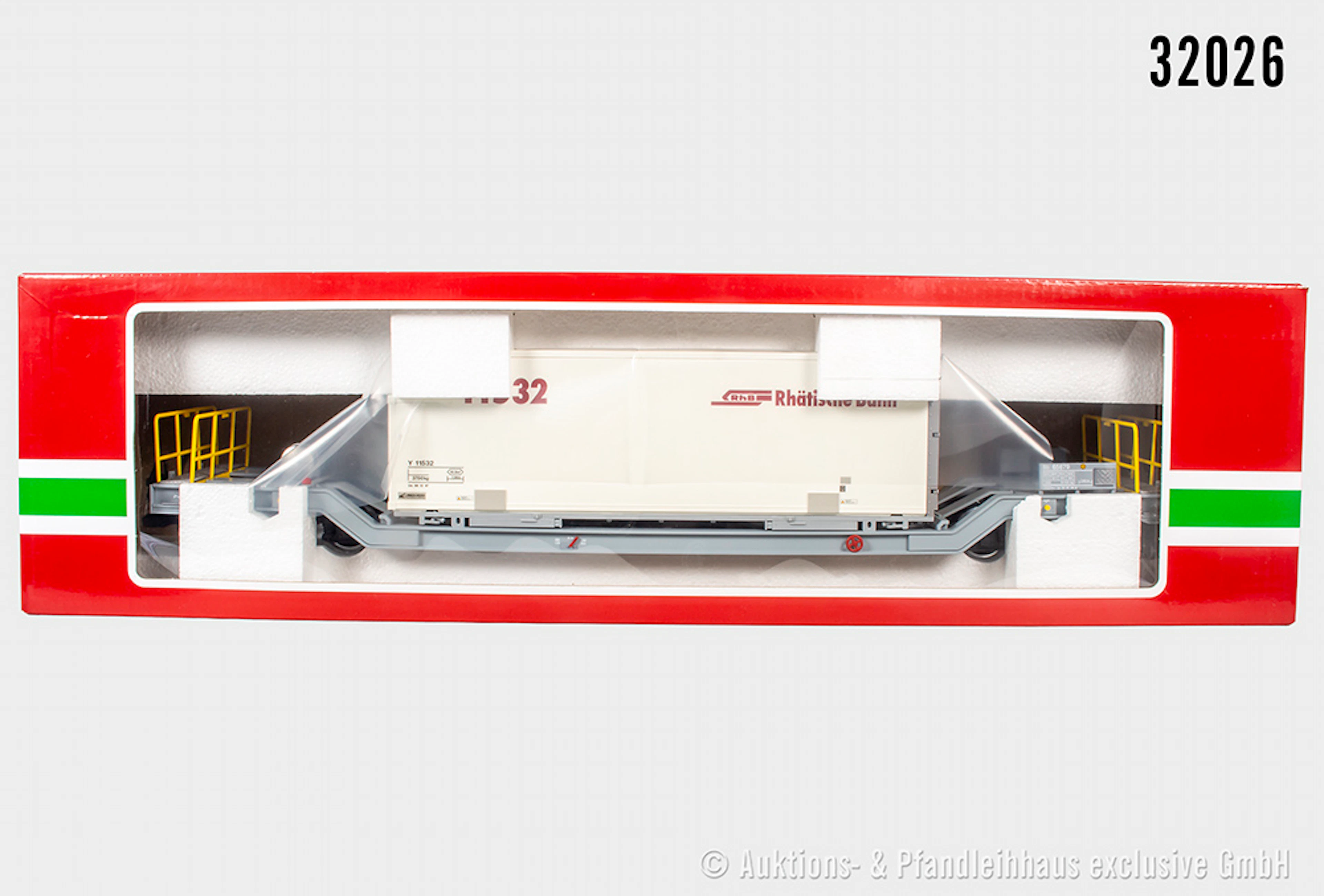 LGB Spur 2m: 45926 Containerwagen, RhB, Z 0-1, OVP