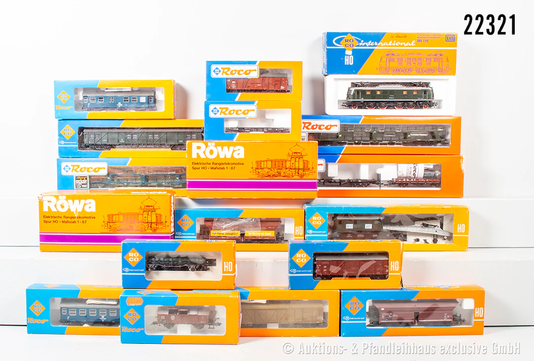Roco/Röwa H0: 4141C E-Lok, DB, BN 118 051-2 & 1412 E-Lok, DB, BN E60