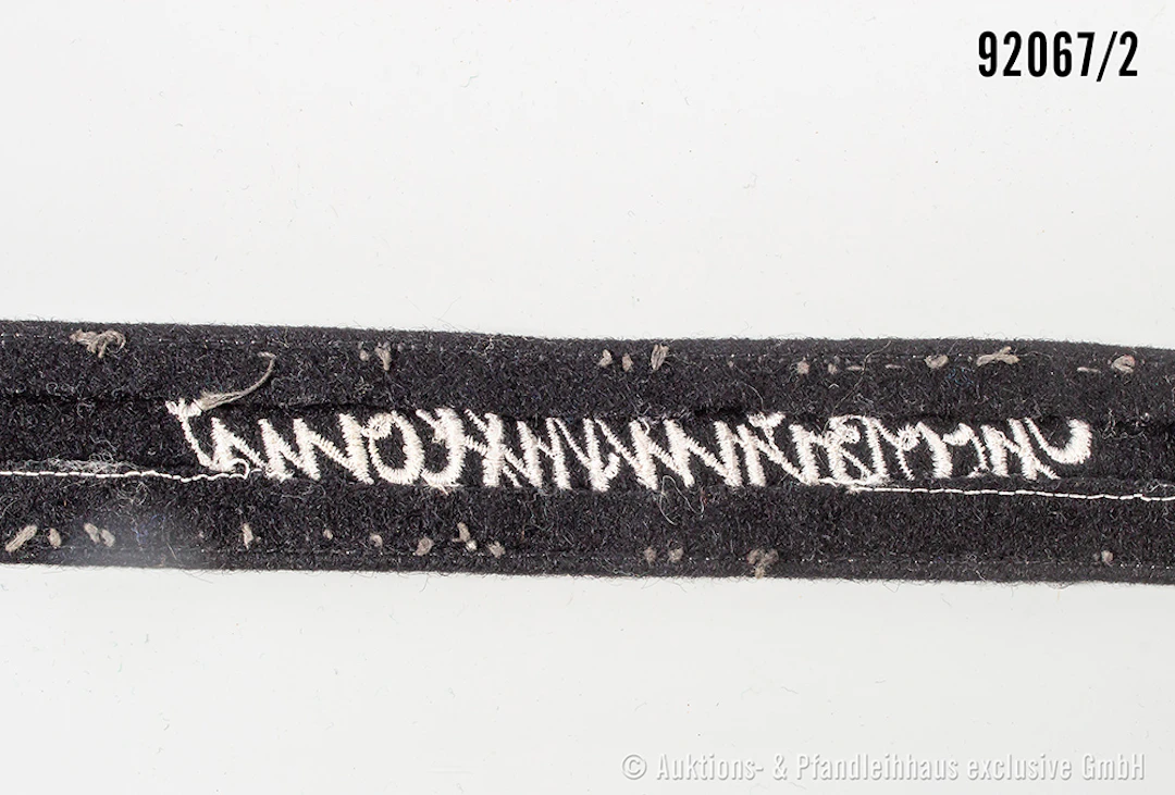 Ärmelband für Mannschaften "Großdeutschland", L ca. 37 cm, guter Zustand