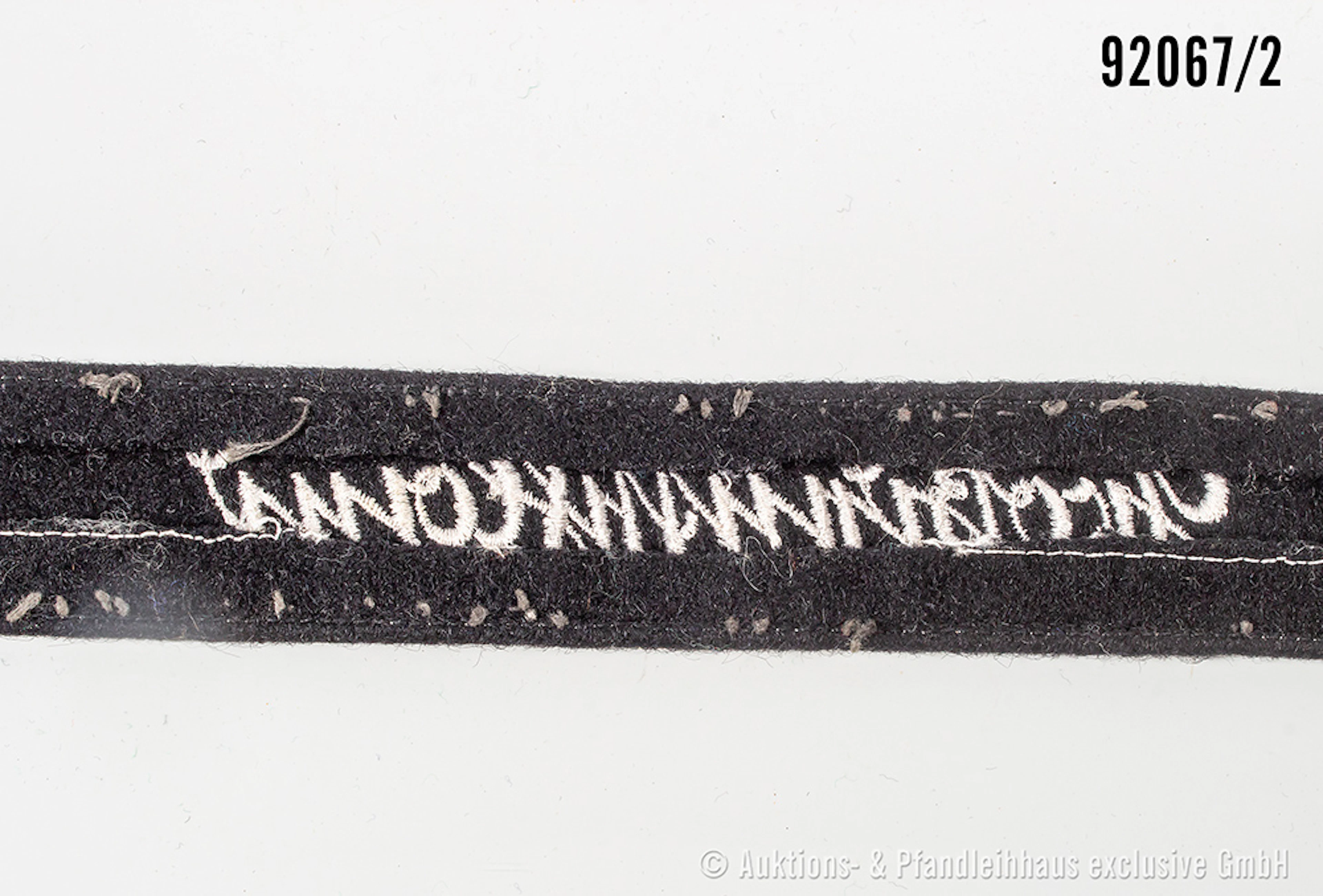 Ärmelband für Mannschaften "Großdeutschland", L ca. 37 cm, guter Zustand