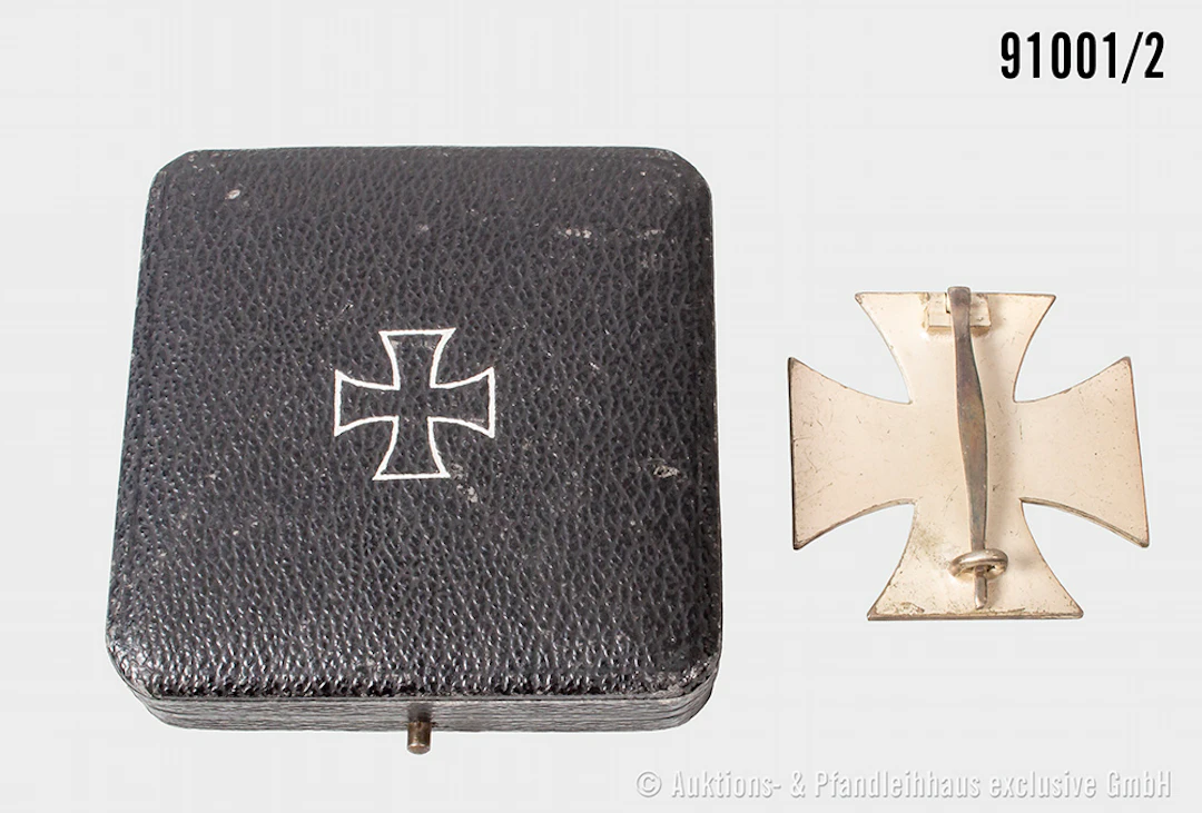 EK 1 1939, Kern nicht magnetisch, im dazugehörigen Etui, guter Zustand