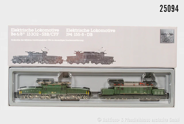 Märklin H0: 3300 Lok-Set "Krokodil": E-Lok, SBB/CFF, BN 13302 & E-Lok