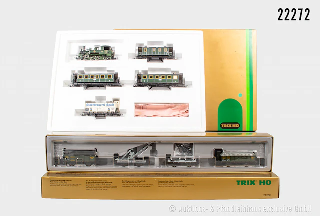 Trix International H0: 21229 Zug-Set "GmP": Dampflok, K.Bay.Sts.B.
