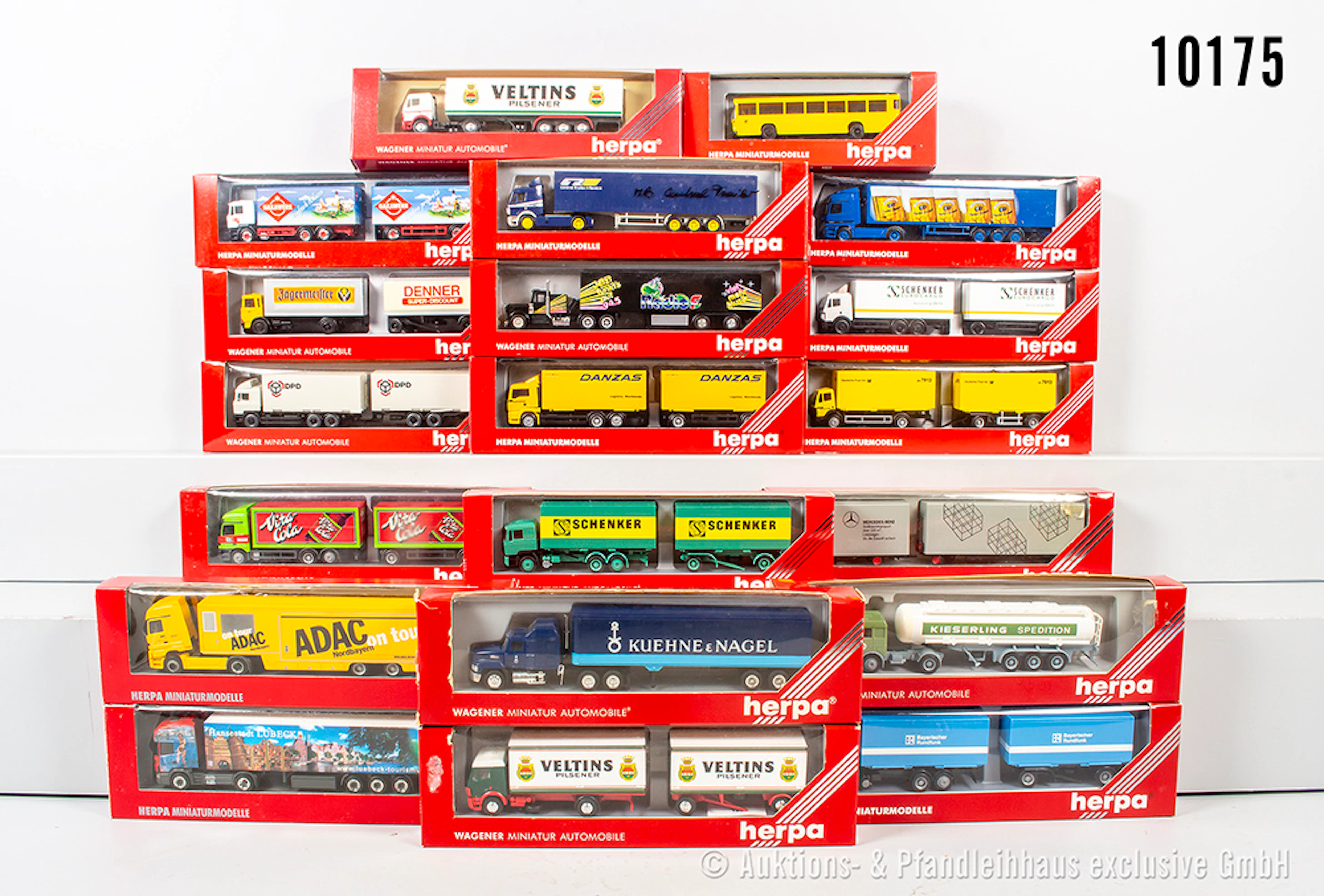 Herpa H0 Modellfahrzeuge, Lkw, Z 0-1, OVP mit teils mit Lagerspuren