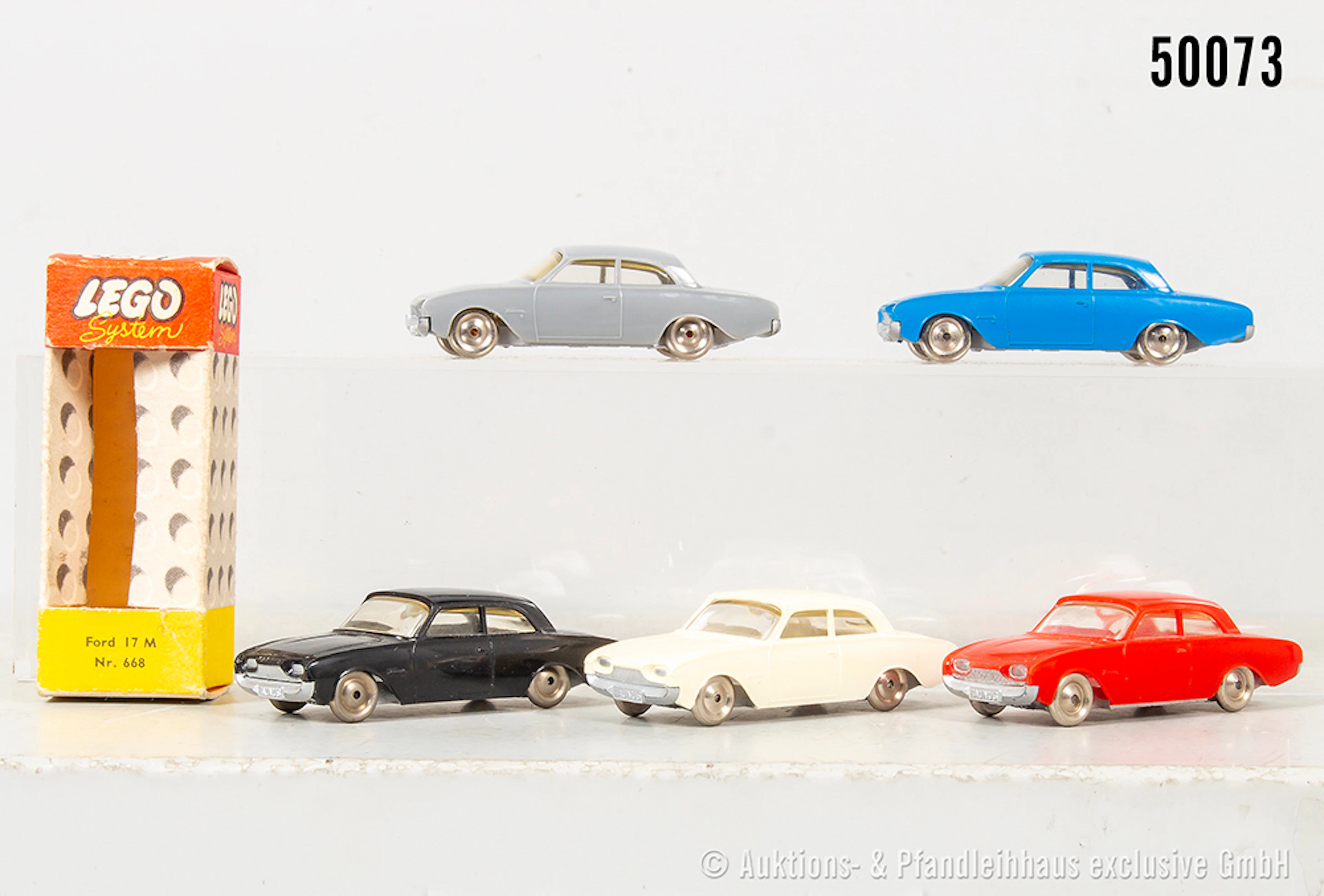 Lego H0 Modellautos, Ford Taunus 17M, verschiedene Ausführung, Z 1-2