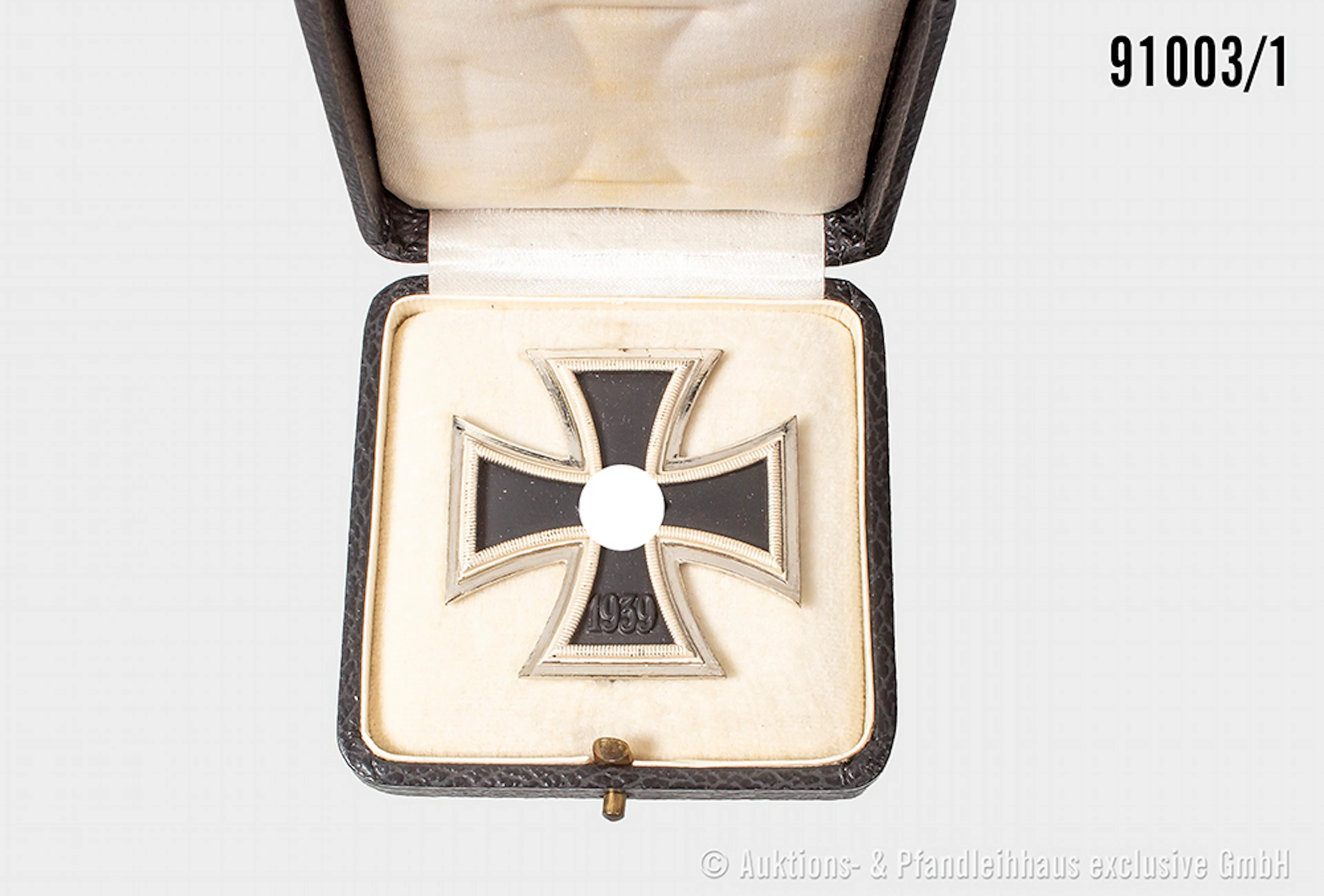 EK 1 1939, Hersteller "26" auf der Nadel, im dazugehörigen Etui, guter