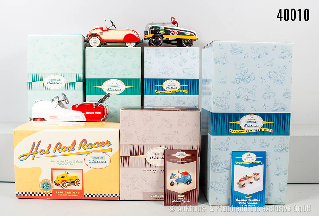 Konv. Kiddie Car Classics Fahrzeuge, 6 Teile, dabei Custom Roadster