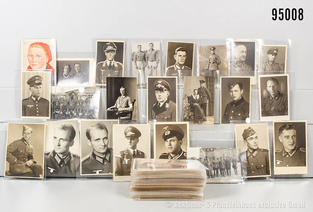Konv. ca. 150 überw. Portraits, 3. Reich, meist in Postkartengröße
