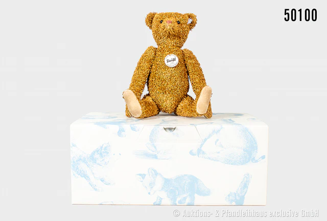 Steiff Replika Papierteddy, KFS Nr. 421099, Club Edition 2010, Papierplüsch