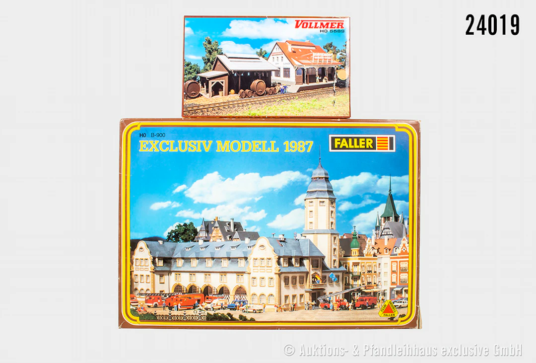 Faller/Vollmer Bausätze: B9000 Jahresmodell 1987 & 5589 Fabrikgebäude