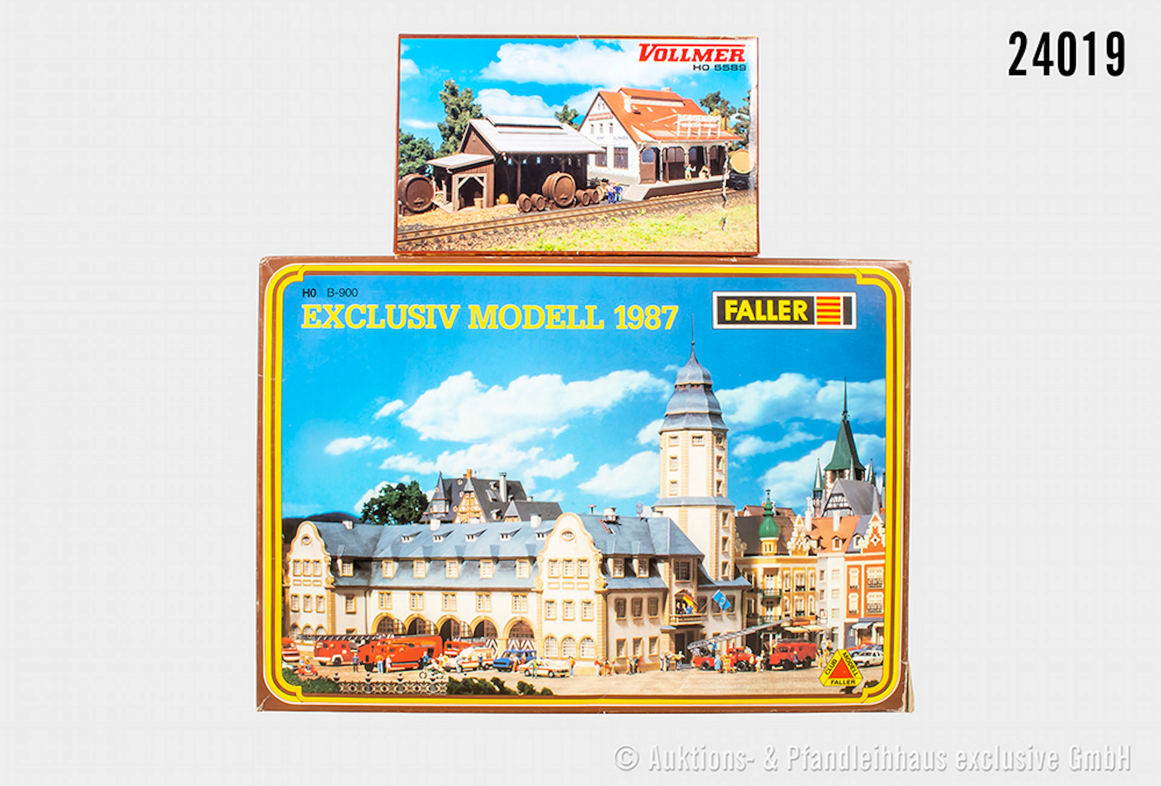 Faller/Vollmer Bausätze: B9000 Jahresmodell 1987 & 5589 Fabrikgebäude