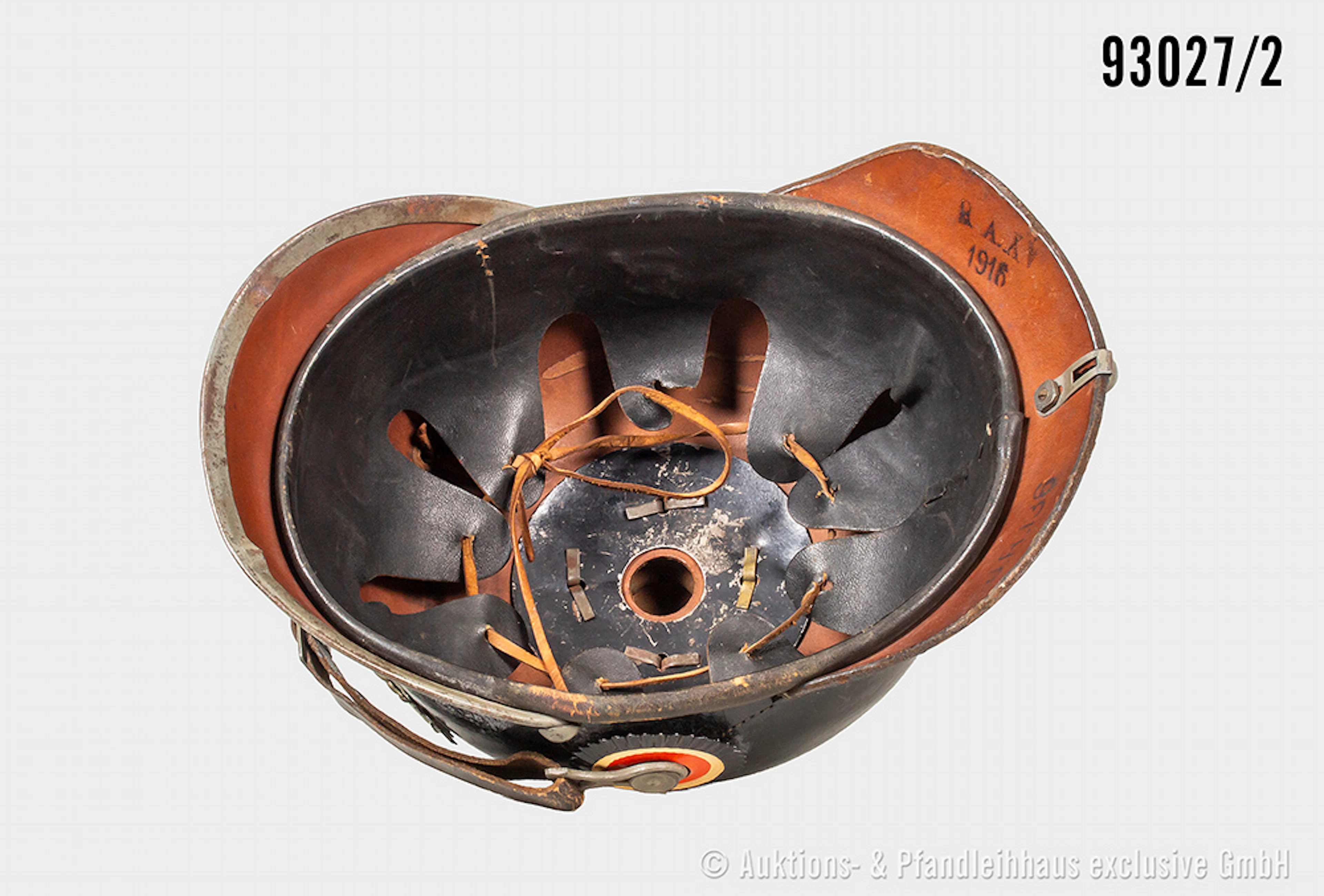 Preußen, feldgraue Pickelhaube für Mannschaften der Infanterie, komplett