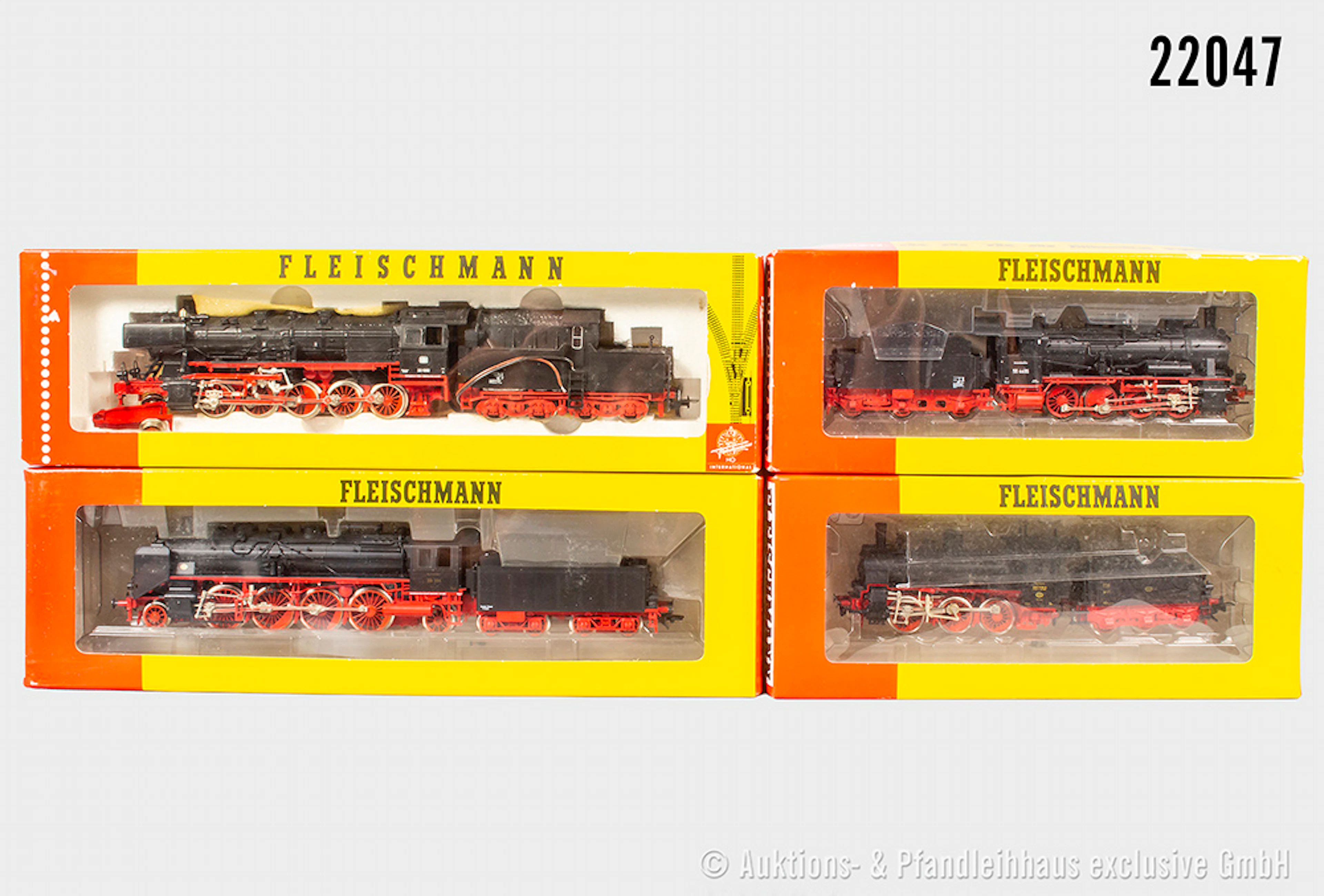 Fleischmann H0 Dampflok, DB/DRG: 4821, BN 53 7752 & 4175, BN 50 058