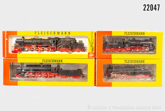 Fleischmann H0 Dampflok, DB/DRG: 4821, BN 53 7752 & 4175, BN 50 058
