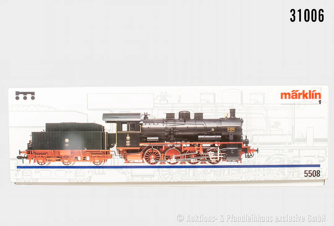 Märklin digital Spur 1: 5508 Dampflok G8.1, KPEV, Rauchsatz, Figuren, Z 1, OVP