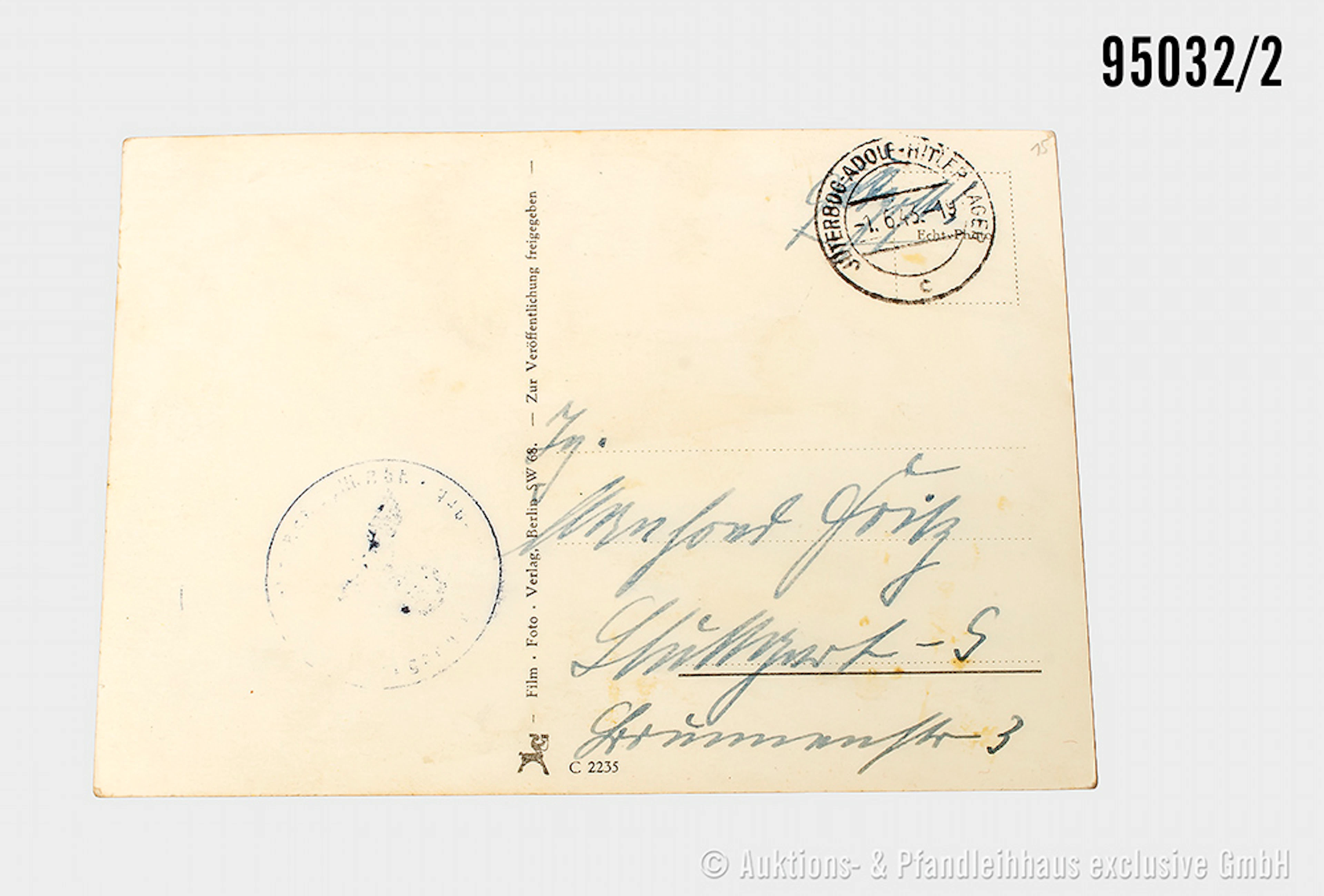 Ritterkreuzträger Postkarte, Film-Foto-Verlag, Eichenlaubträger Leutnant