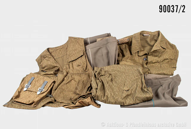 NVA Konv. u.a. wattierte Flieger-Kombination, Felddienstuniform Winter