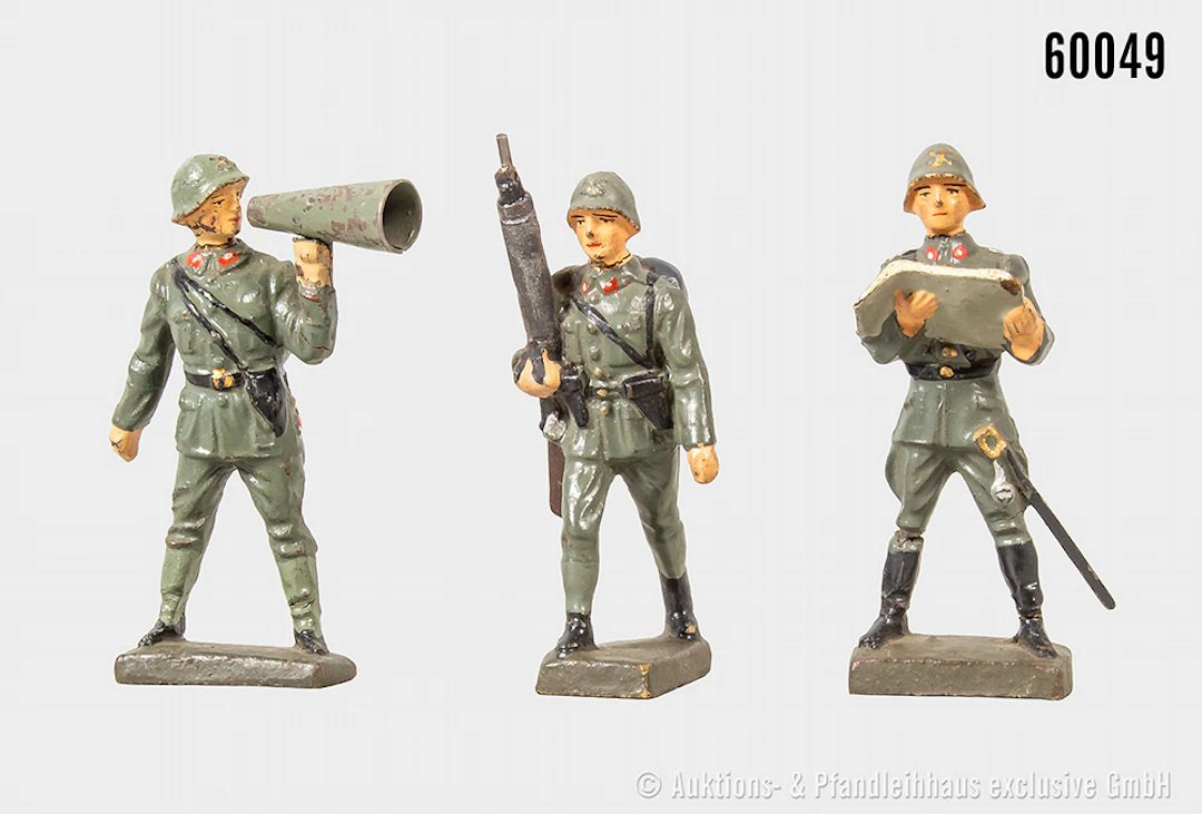 Lineol italienische Figuren, Masse, 7 cm, Z 1