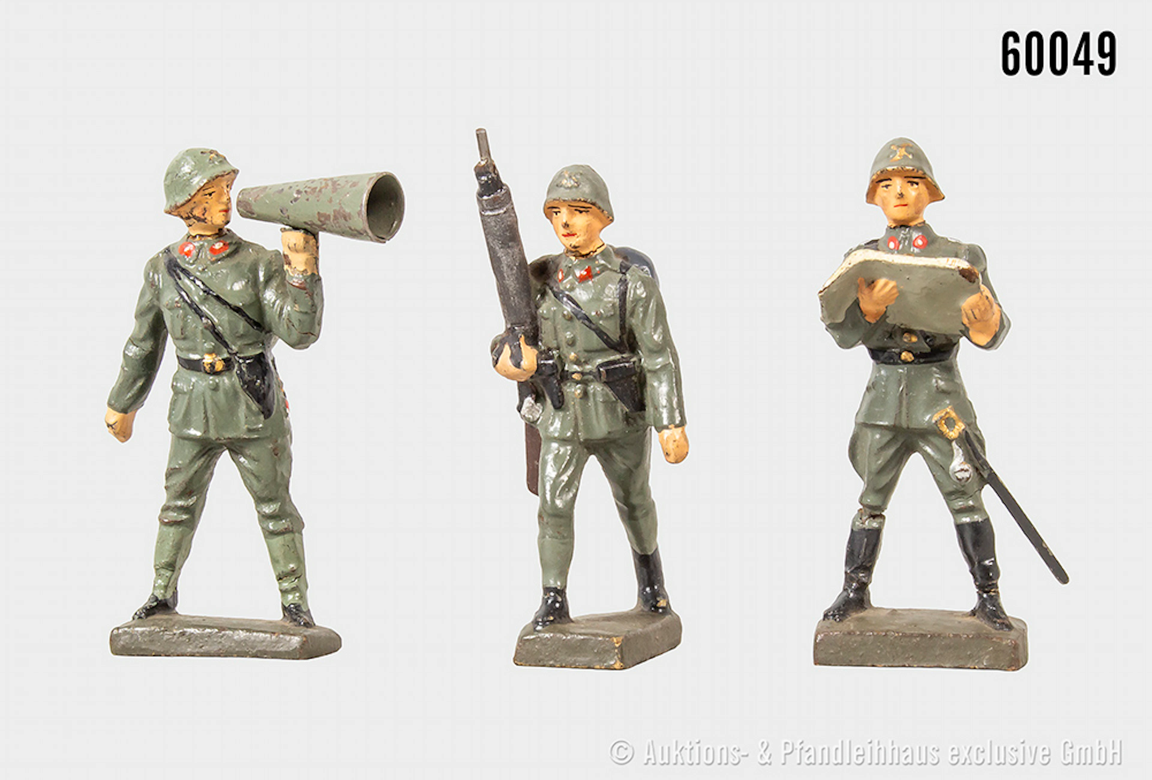 Lineol italienische Figuren, Masse, 7 cm, Z 1