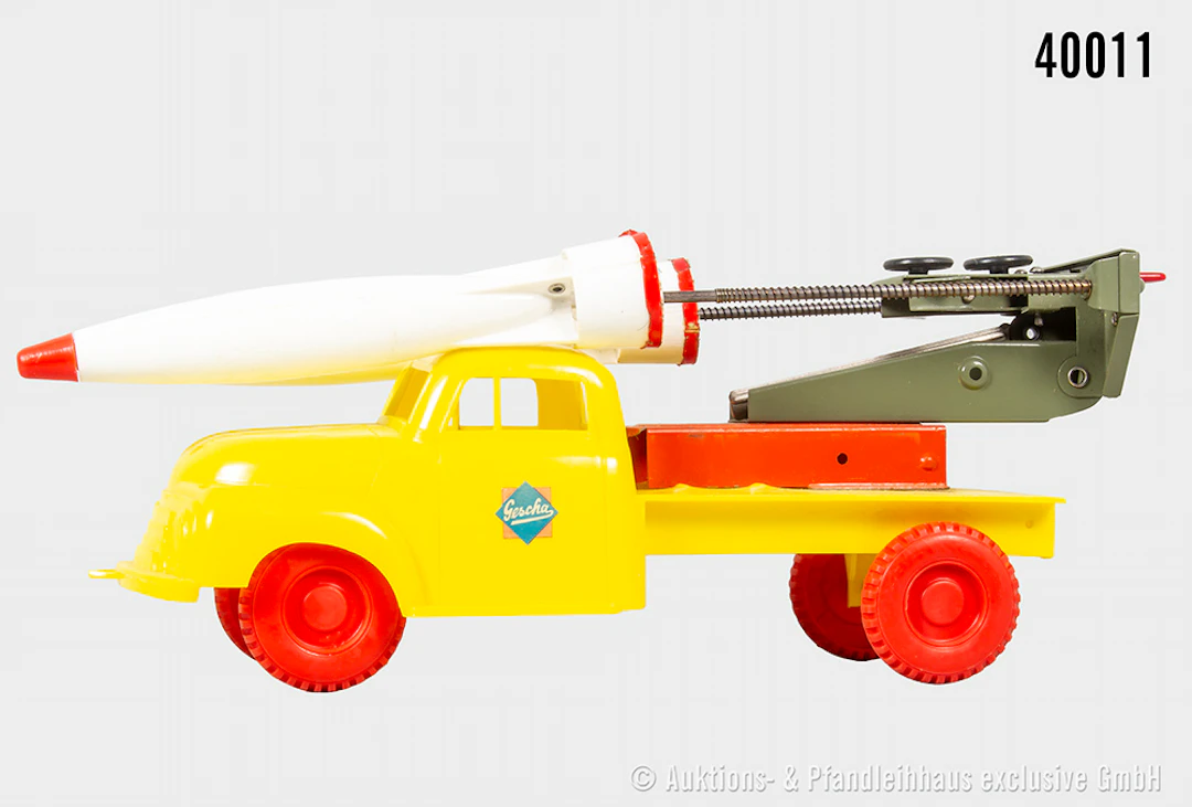 Gescha Raketenwerfer, Blech/ Kunststoff, Western Germany, L 26 cm