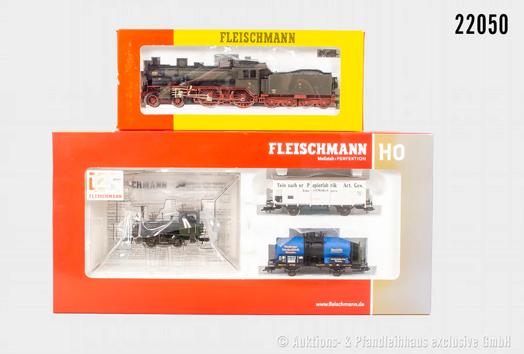 Fleischmann H0: 481272 Lok-Set, Dampflok, DVI, K.Bay.Sts.B., BN 847