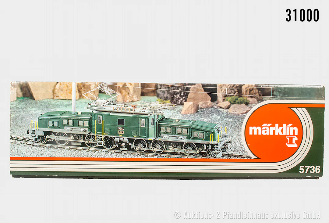 Märklin Spur 1: 5736 E-Lok Be 6/8 II "Krokodil", SBB, BN 13254, Z 1, OVP